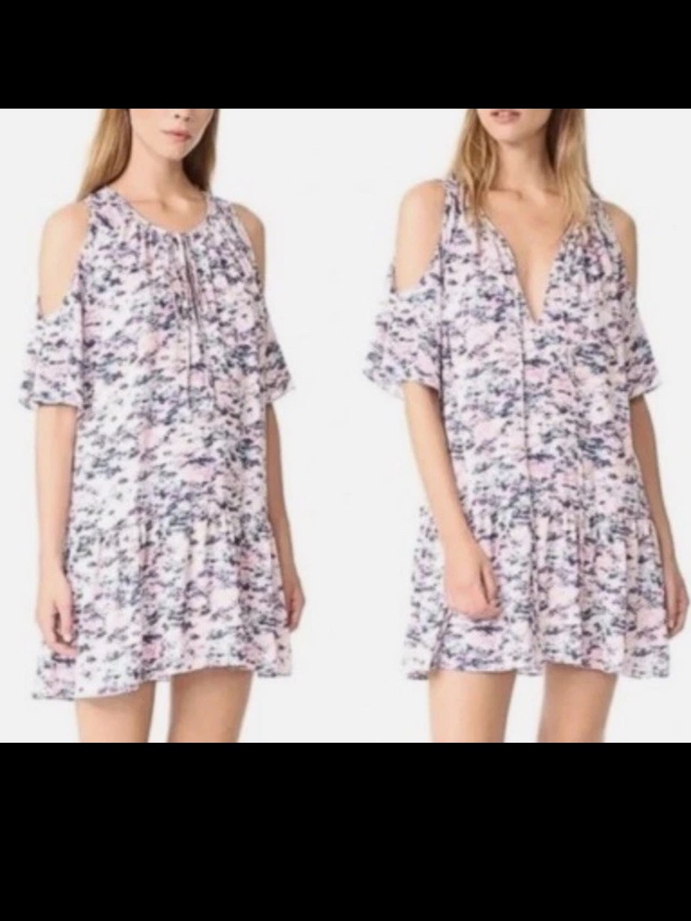 Amanda Uprichard Ora Dress Size Petite XS Cold Shoulder boho